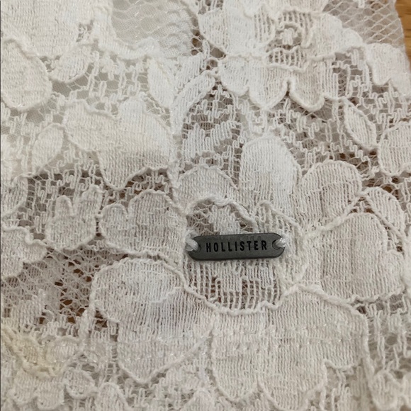 Beautiful White Lace Hollister Dress - Picture 3 of 7